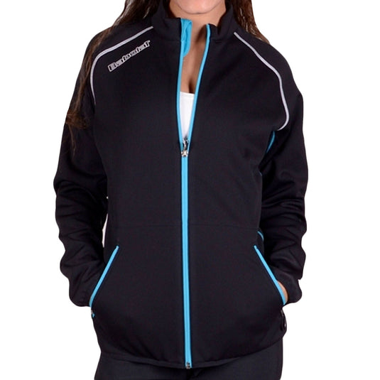 Babolat Womens Softshell Match Core Jacket Essential Tennis Sport - Black/Cyan-0