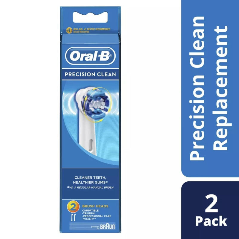 Load image into Gallery viewer, 2-Pack Oral-B Precision Clean Brush Heads Replacement Deep Clean Compatible Electric Toothbrush-2
