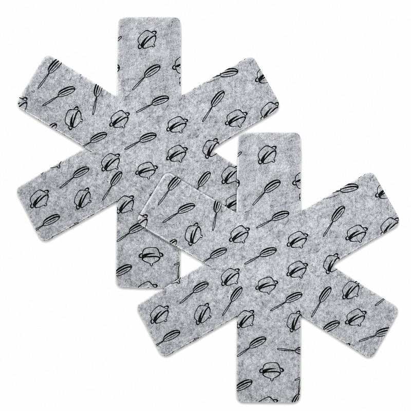 Load image into Gallery viewer, 2x Stackable Pot, Pan, Glassware &amp; Bowl Protectors 38x38cm-1
