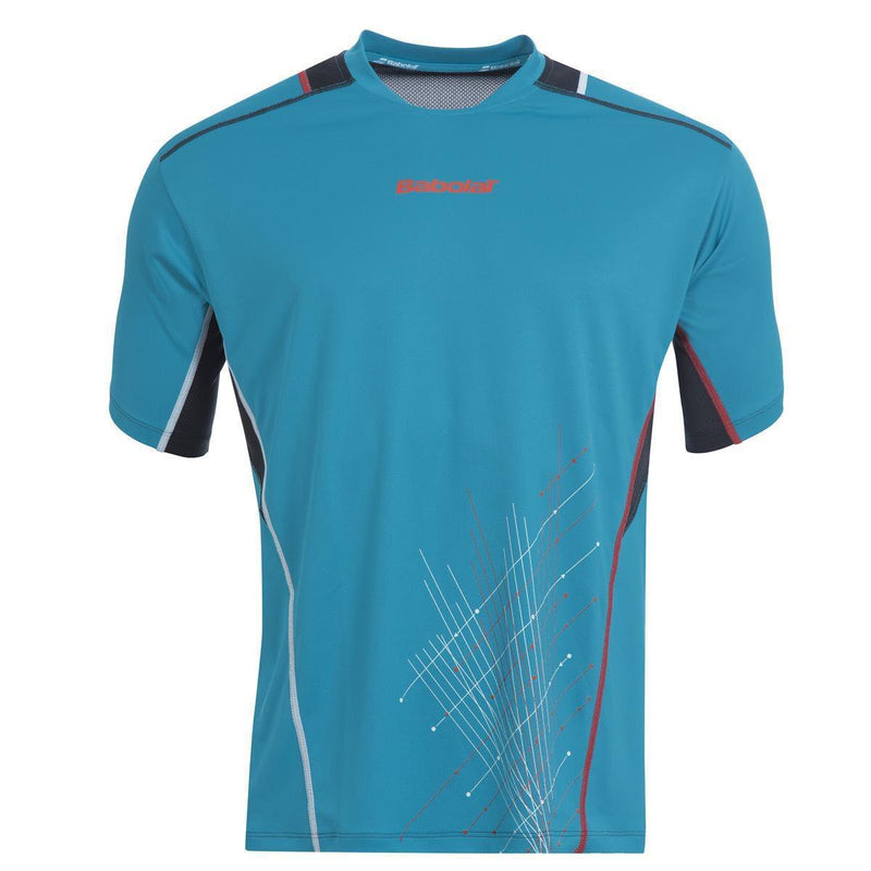 Load image into Gallery viewer, Babolat Light Blue Match Perfect Boys T-shirt - Light Blue-3
