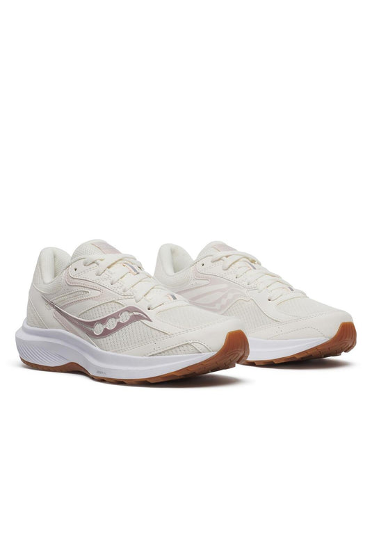 Saucony Womens Cohesion 17 Sneakers Shoes Runners in Pearl/Gum