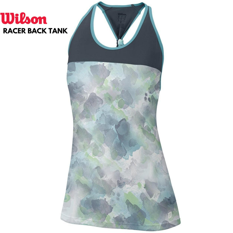 Load image into Gallery viewer, WILSON Womens Summer Flora Print Knot Tank Top Tennis Gym Sports
