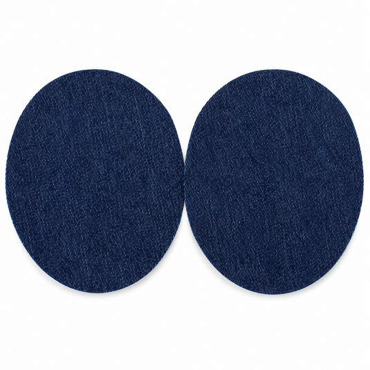 Denim Repair Iron-On Patches 2-Pack for Mending and Sewing-0