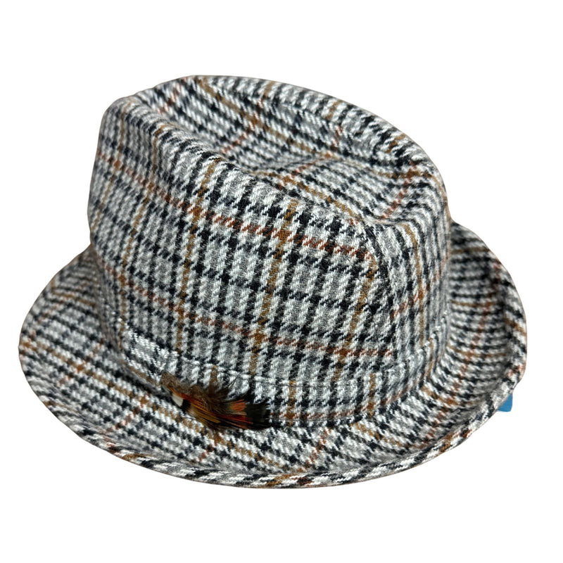Load image into Gallery viewer, Failsworth Stafford Tweed Trilby Hat Made in UK-2
