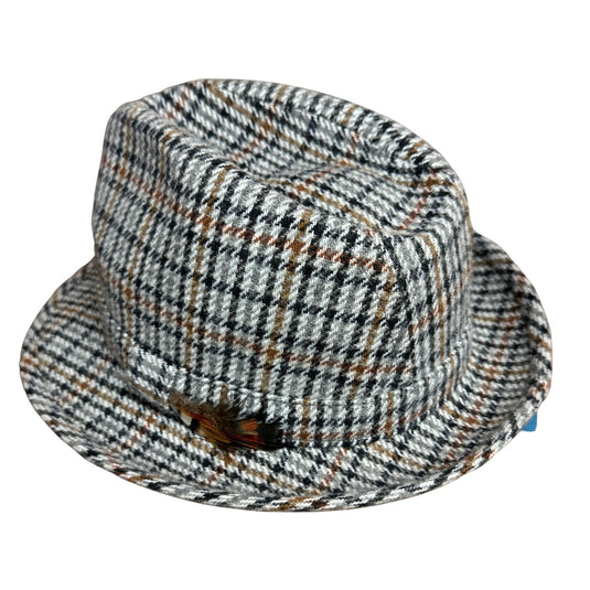 Failsworth Stafford Tweed Trilby Hat Made in UK-2