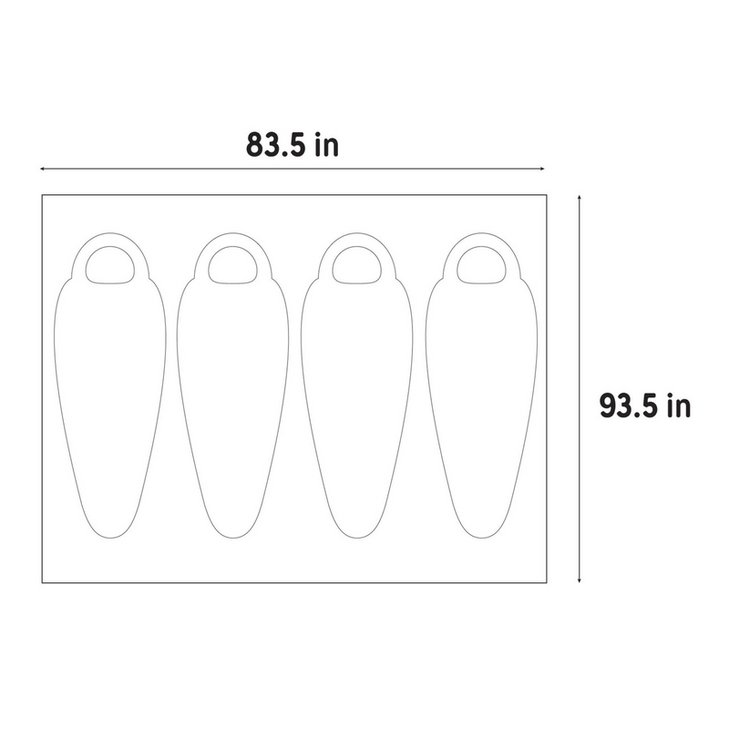 Load image into Gallery viewer, KELTY Rumpus 4 Person Tent Footprint Ground Sheet Mat for Camping-3
