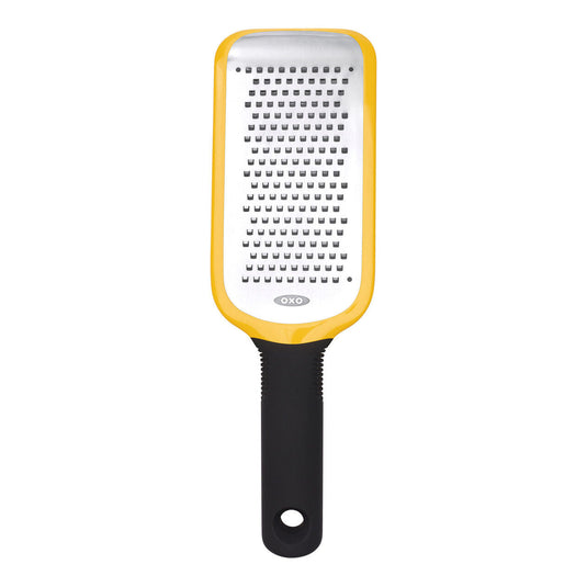 OXO Good Grips Medium Grater – Etched Stainless Steel Blade Non-Slip Handle for Cheese Vegetables Citrus-1
