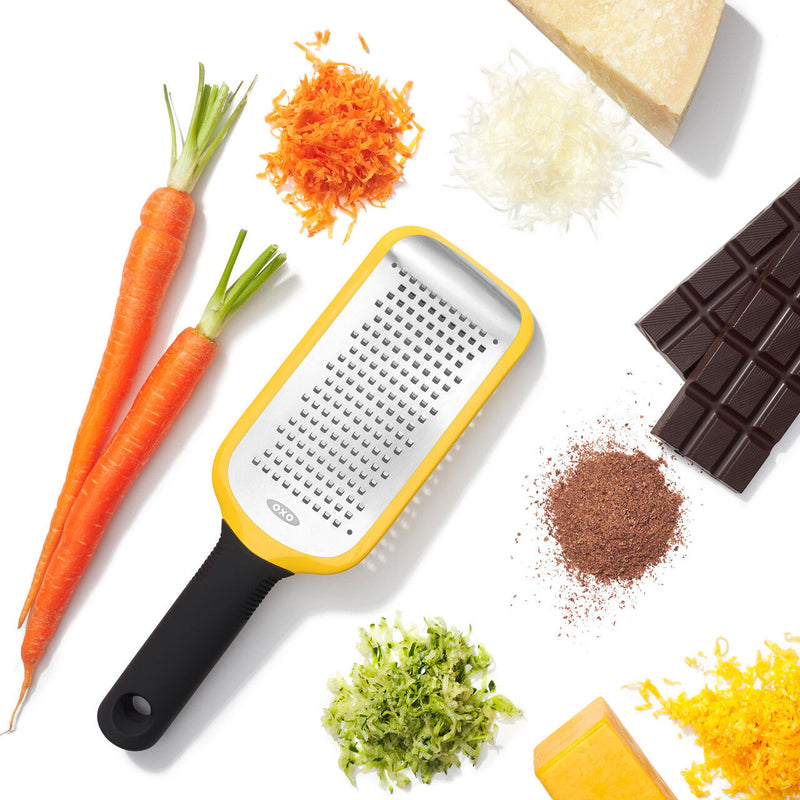Load image into Gallery viewer, OXO Good Grips Medium Grater – Etched Stainless Steel Blade Non-Slip Handle for Cheese Vegetables Citrus-4
