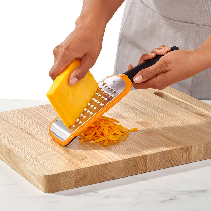 Load image into Gallery viewer, OXO Good Grips Coarse Grater – Etched Stainless Steel Blade Soft Grip for Cheese Vegetables Chocolate-2
