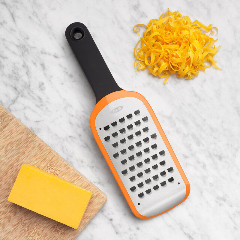 Load image into Gallery viewer, OXO Good Grips Coarse Grater – Etched Stainless Steel Blade Soft Grip for Cheese Vegetables Chocolate-3
