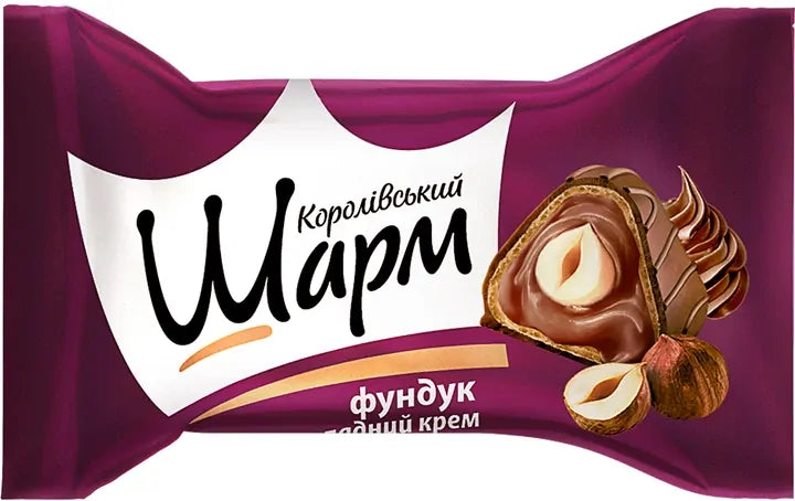 Load image into Gallery viewer, 2.2kg AVK Royal Charm Tsukerki Chocolates w/ Whole Hazelnut &amp; Chocolate Cream Korolivsky Sharm - Product of Ukraine-2
