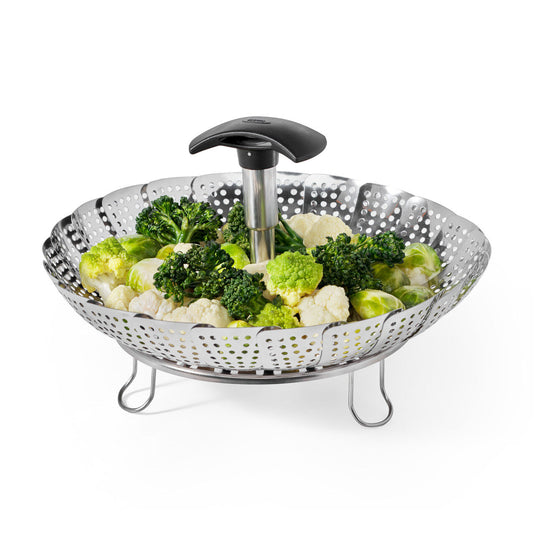 OXO Stainless Steel Steamer with Extendable Handle-2