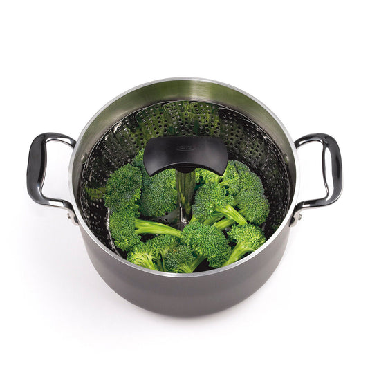 OXO Stainless Steel Steamer with Extendable Handle-3