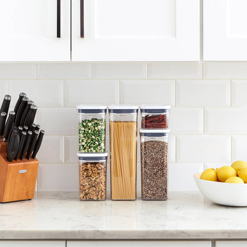 Load image into Gallery viewer, OXO Good Grips POP 2.0 5pc Container Set – Airtight Stackable BPA-Free Pantry Food Storage w/ Push Button Lid-4

