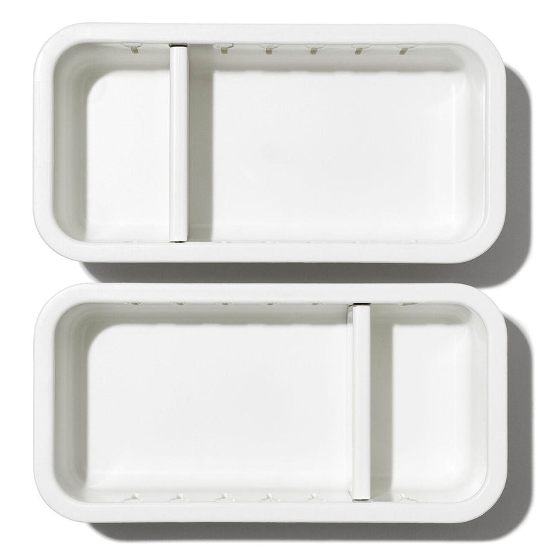 Load image into Gallery viewer, OXO 2PC Adjustable Drawer Bin Set – Expandable Storage Organizer Divider Kitchen Home-3
