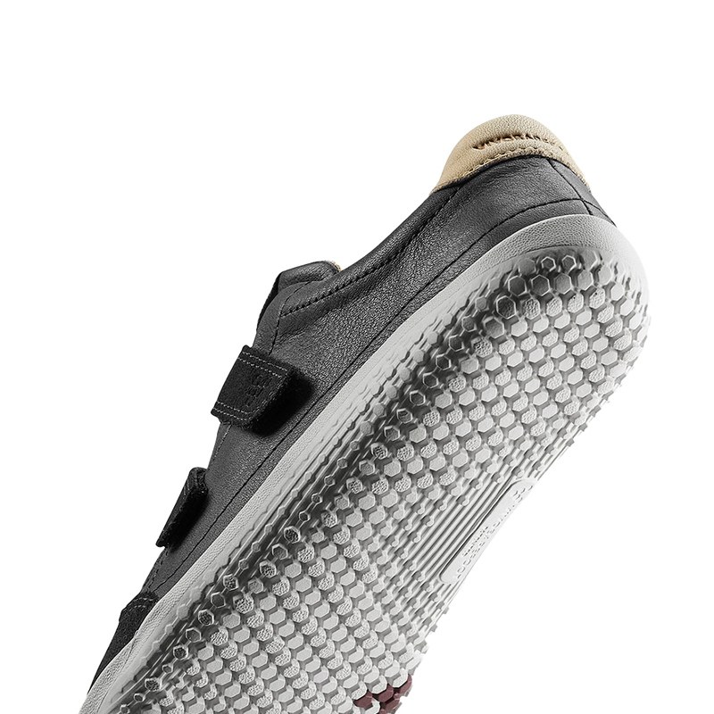 Load image into Gallery viewer, Vivobarefoot Gobi Sneaker Kids Obsidian
