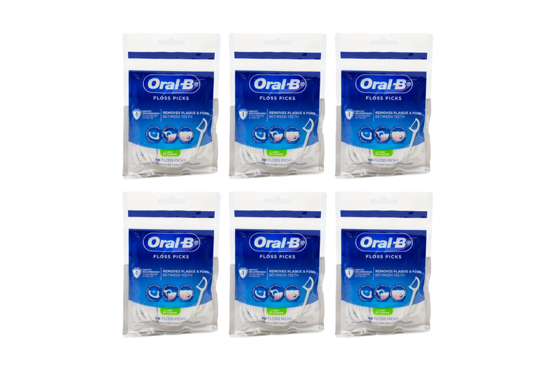 Load image into Gallery viewer, 6x Oral B Floss Picks Mint Flavour 30pk-1
