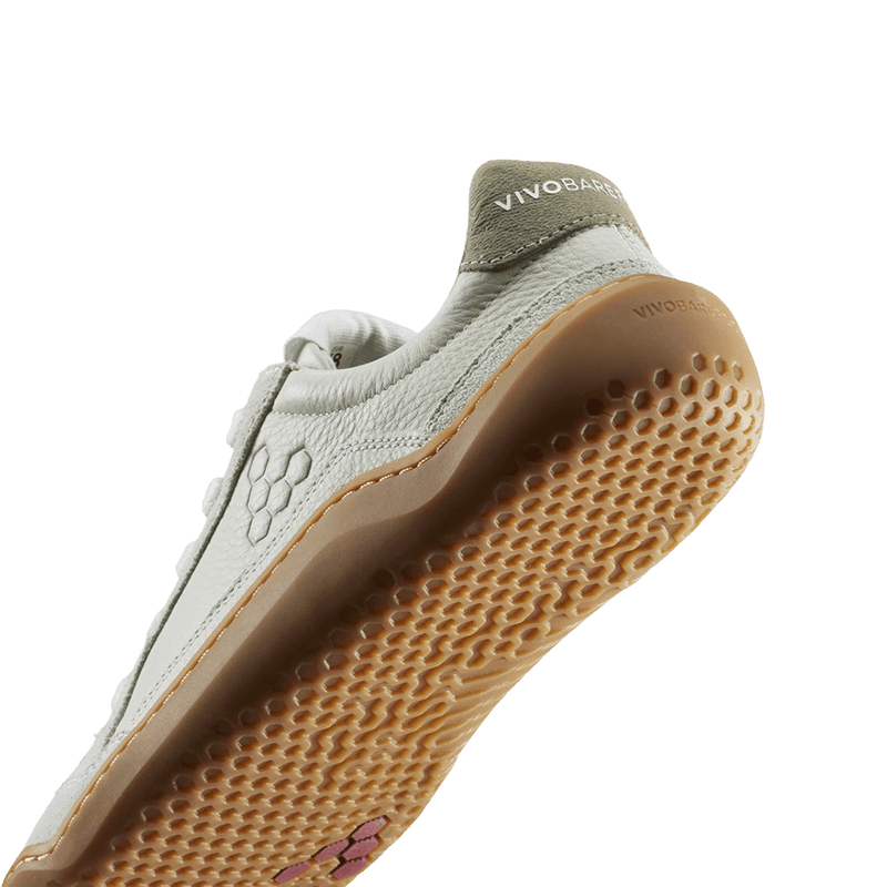 Load image into Gallery viewer, Vivobarefoot Gobi III Sneaker Leather Womens Limestone Dusty Green
