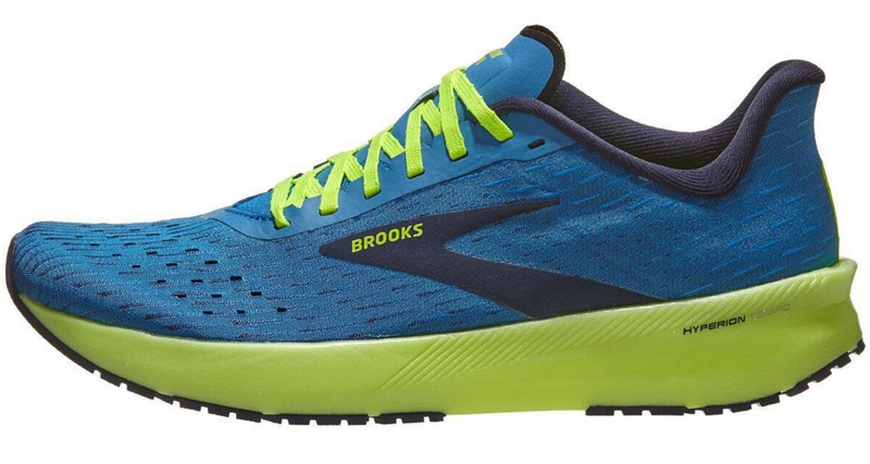 Load image into Gallery viewer, Brooks Mens Hyperion Tempo Sneakers RunnerShoes Athletic Running - Blue/Yellow
