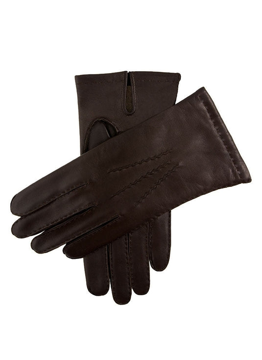 DENTS Mens Chelsea Cashmere Lined Leather Gloves Warm Classic Winter - Brown-0