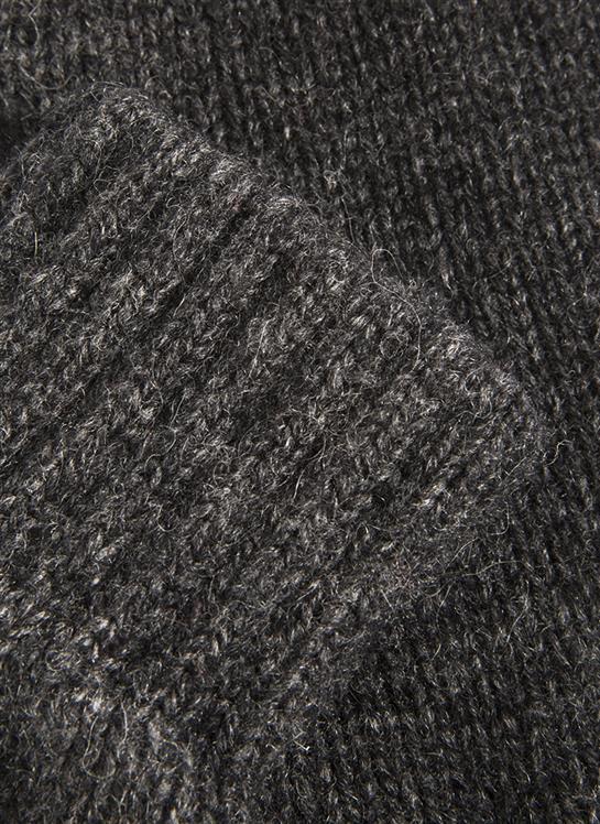 Load image into Gallery viewer, Dents Mens 3M Thinsulate Lined Wool Knit Gloves - Charcoal (Rib Cuff)-3
