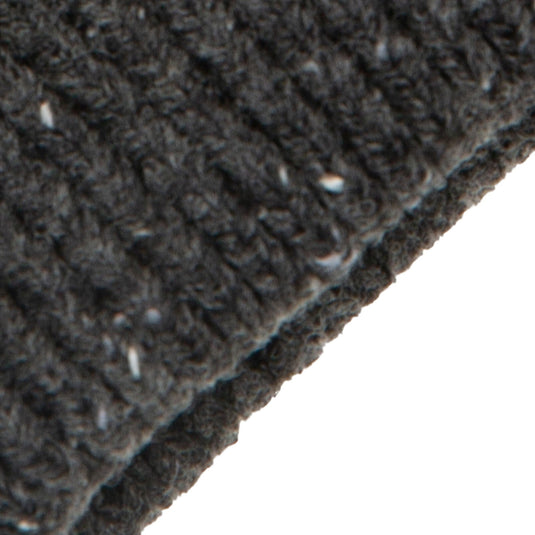 Dents Mens Fingerless Wool Blend Knitted Gloves w/ Marl Yarn in Charcoal-3