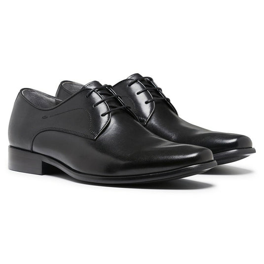 Julius Marlow Mens Keen Derby Work Leather Boots Shoes - Black-0