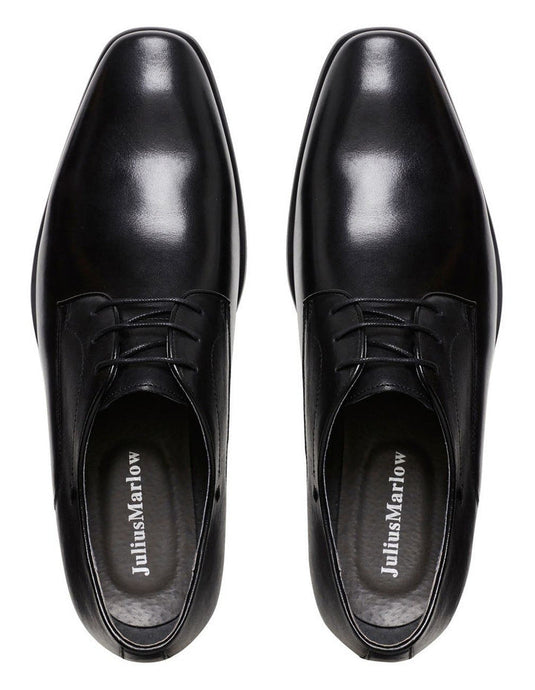 Julius Marlow Mens Keen Derby Work Leather Boots Shoes - Black-4