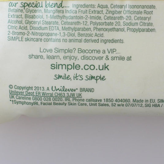 25 Wipes SIMPLE SENSITIVE SKIN EXPERTS BRIGHTENING WIPES - 1 Pack-2