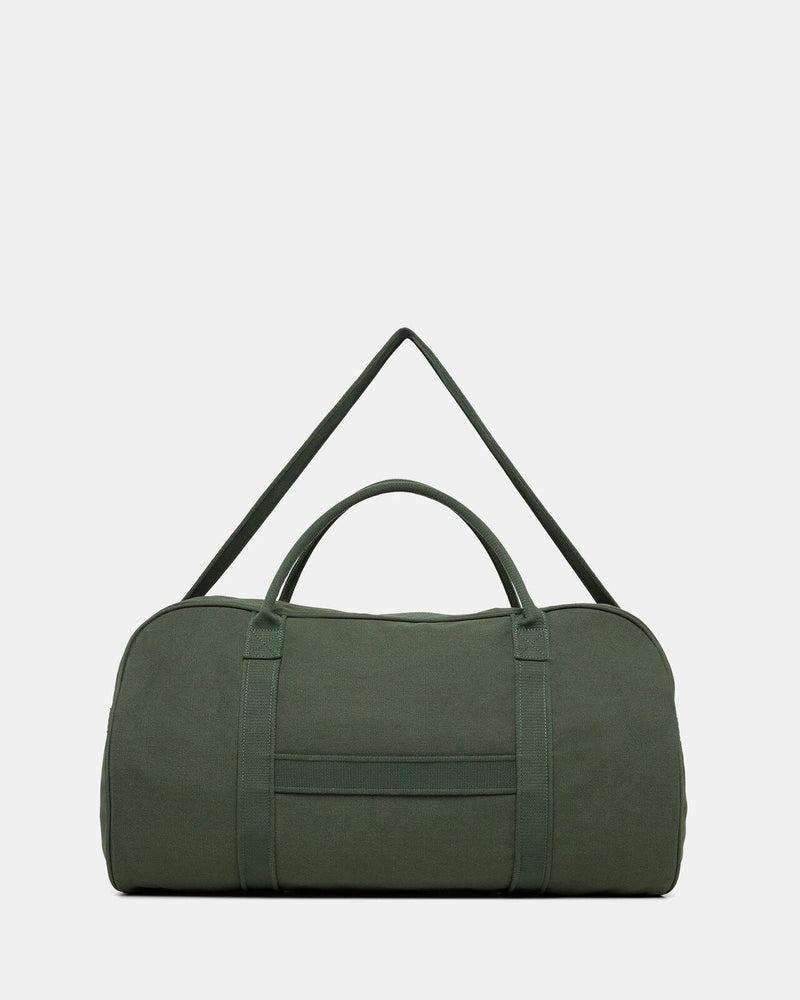 Load image into Gallery viewer, Julius Marlow Canvas Duffle Bag in Green-3

