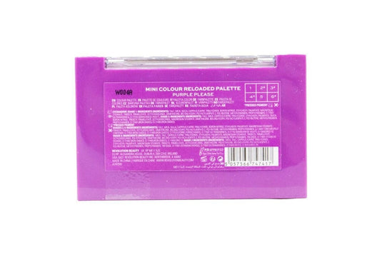 Revolution Mini Shadow Palette Mini Colour Reloaded Eye Shadow - Purple Please-2
