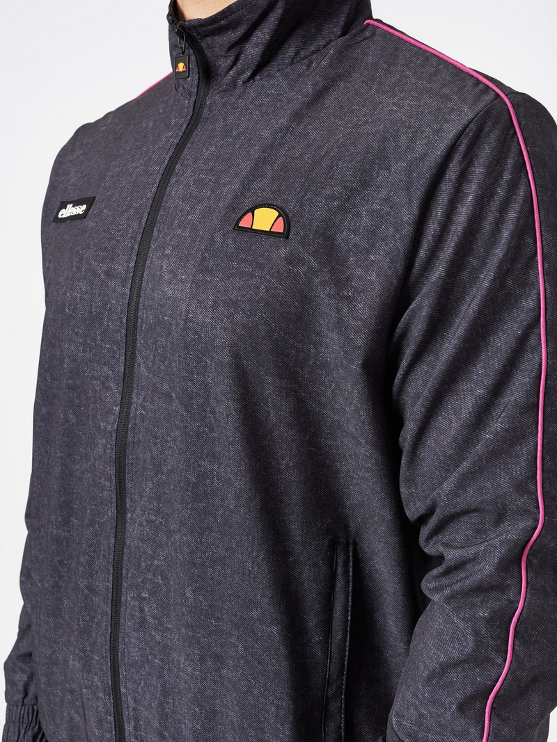 Load image into Gallery viewer, Ellesse Mens Sampratio Tennis Tracksuit Jacket Warmup in Charcoal Size Medium-3
