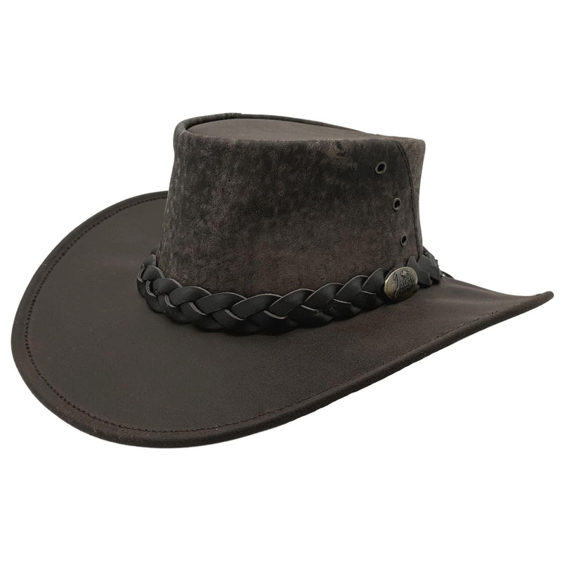 Load image into Gallery viewer, Jacaru 519 Roo Crushy Hat – Kangaroo &amp; Bovine Leather | Crushable
