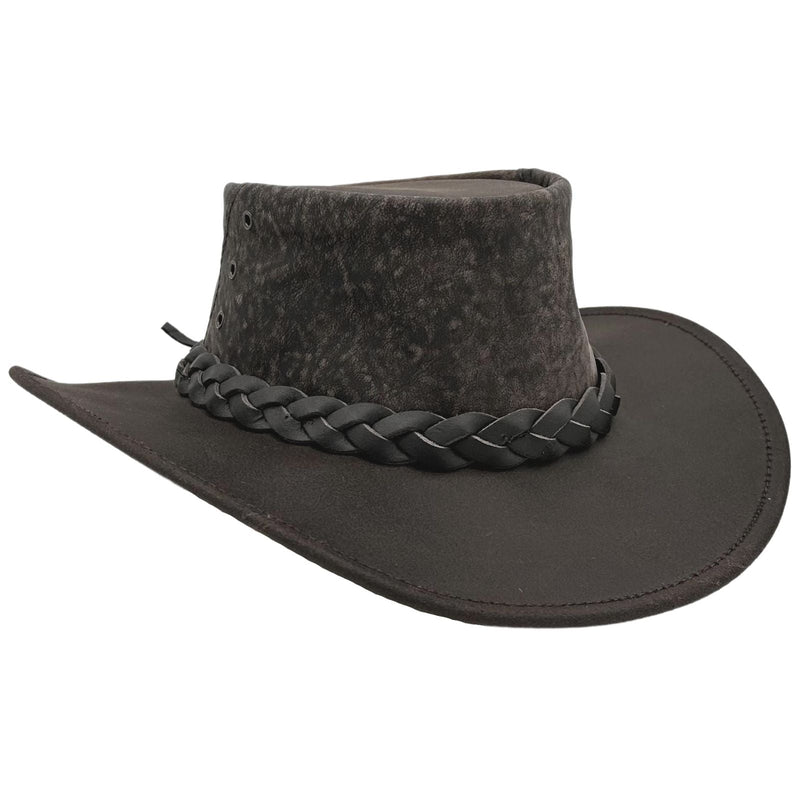 Load image into Gallery viewer, Jacaru 519 Roo Crushy Hat – Kangaroo &amp; Bovine Leather | Crushable
