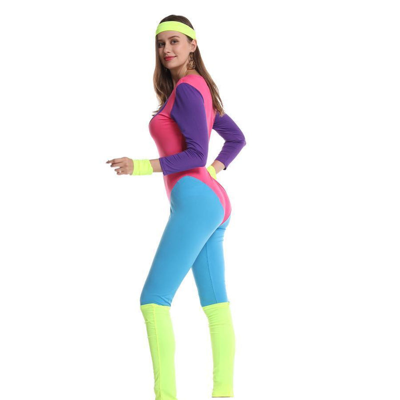 Load image into Gallery viewer, Adult 80s Aerobic&#39;s Costume
