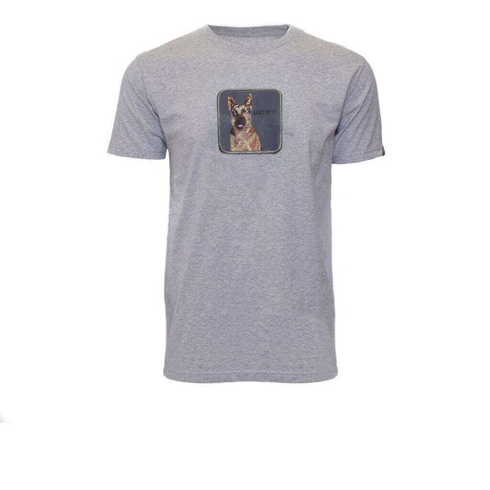 Goorin Bros The Animal Farm T Shirt Dog - Made in Portugal - Charcoal | Adventureco