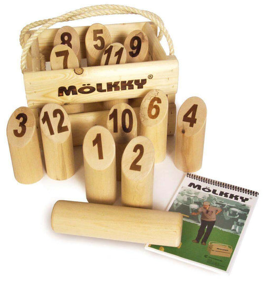Molkky Original Outdoor Wooden Throwing Game - Made in Finland