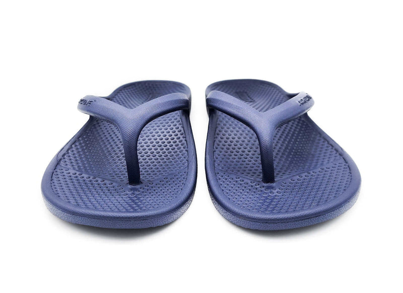 Load image into Gallery viewer, Archline Orthotic Foam Thongs Arch Support Flip Flops - Navy
