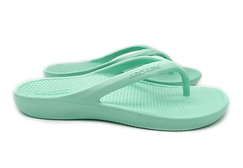 Load image into Gallery viewer, Archline Orthotic Foam Thongs Arch Support Flip Flops - Mint Green
