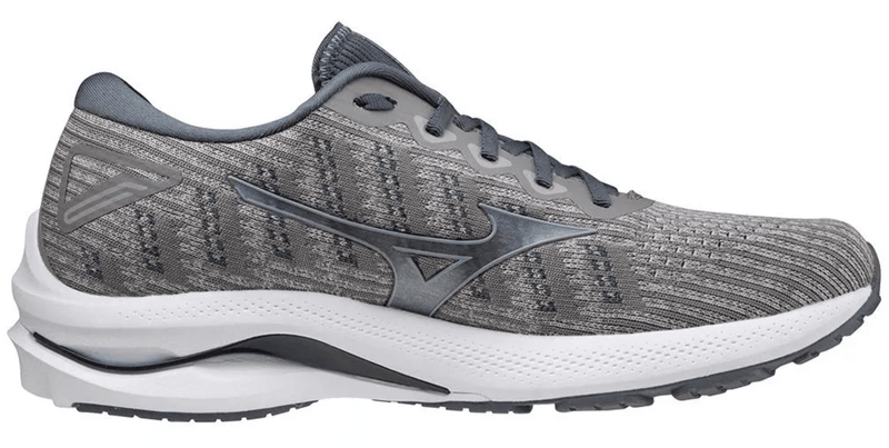 Load image into Gallery viewer, Mizuno Mens Wave Rider 25 Waveknit Running Shoes - Grey
