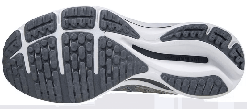 Load image into Gallery viewer, Mizuno Mens Wave Rider 25 Waveknit Running Shoes - Grey
