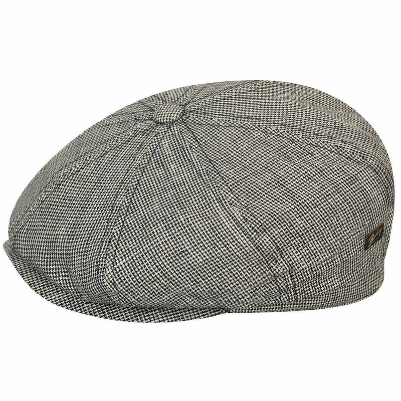 Load image into Gallery viewer, Bailey Mens Rockburn Ivy Newsboy Flat Cap Hat - Grey/Black/Taupe
