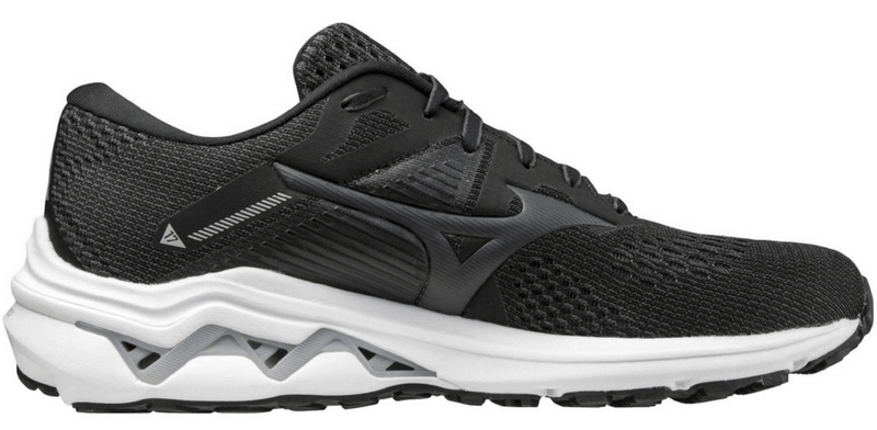 Load image into Gallery viewer, Mizuno Mens Wave Inspire 17 2E Running Shoes - Black/White
