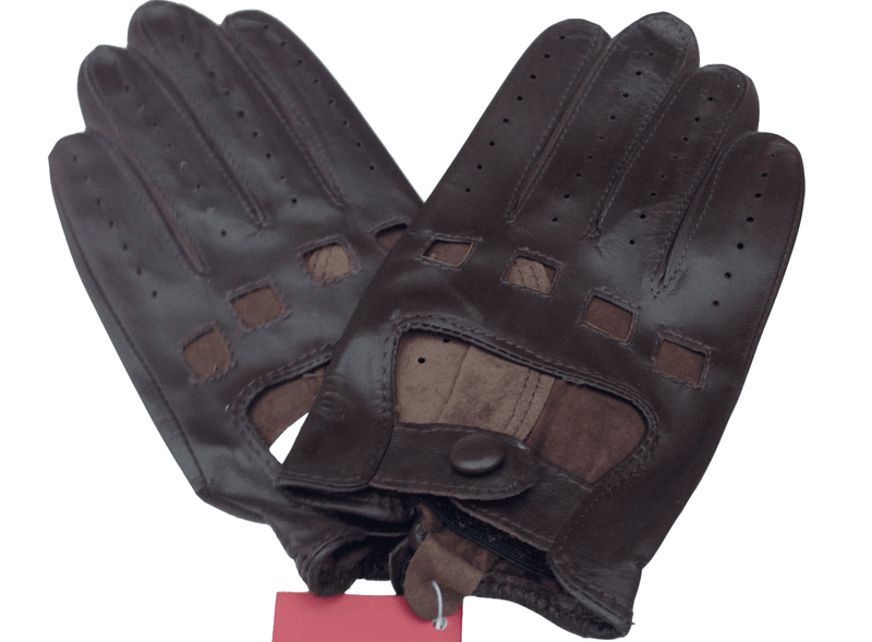 Load image into Gallery viewer, DENTS Womens Kangaroo Leather Driving Gloves Unlined w/ Gift Box Ladies - Brown
