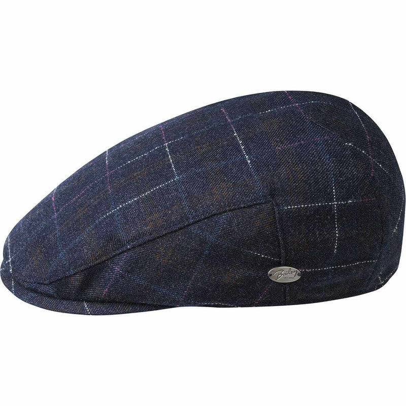 Load image into Gallery viewer, Bailey Mens Spark Ivy Flat Cap Hat - Navy
