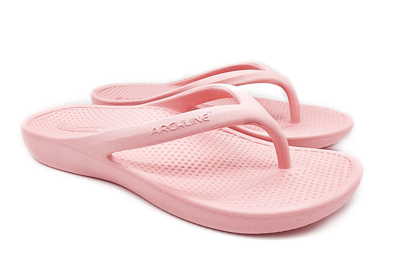 Load image into Gallery viewer, Archline Orthotic Foam Thongs Arch Support Flip Flops Orthopedic Rebound - Pink
