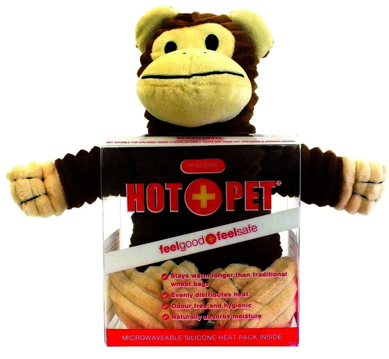 Load image into Gallery viewer, Hot+Pet Unicorn Microwaveable Silicone Heat Pack Therapy - Monkey
