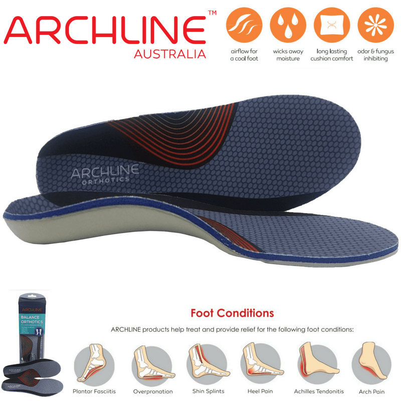 Load image into Gallery viewer, ARCHLINE Orthotics Insoles Balance Full Length Arch Support Pain Relief
