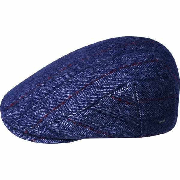 Load image into Gallery viewer, Bailey Mens Kenon Ivy Flat Cap Hat - Dark Denim
