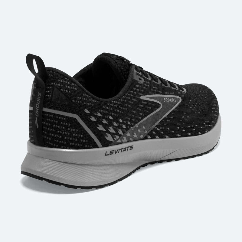 Load image into Gallery viewer, Brooks Mens Levitate 5 Running Shoes - Black/Ebony/Grey | Adventureco
